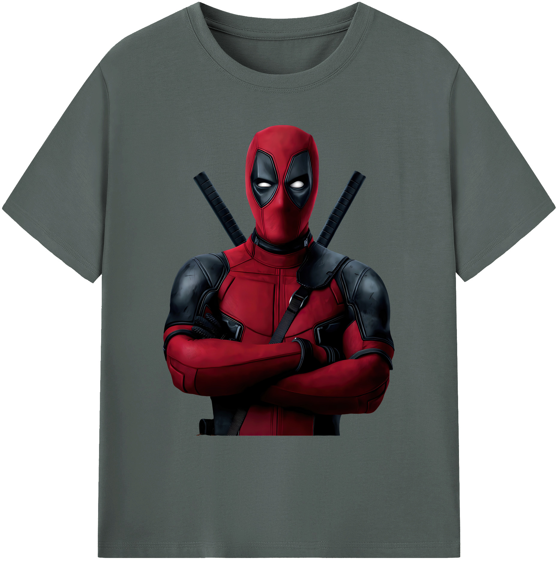 （画像用） Deadpool デッドプール 綿100％ メンズ半袖Tシャツ｜肌触りやわらか＆通気性